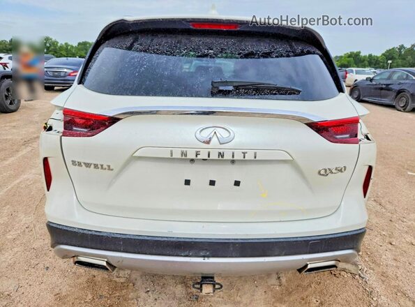 3PCAJ5M10KF136621 2019 INFINITI QX50 Белый Вид сзади