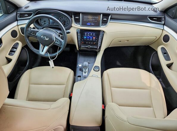 3PCAJ5M10KF136621 2019 INFINITI QX50 Белый Вид панели приборов