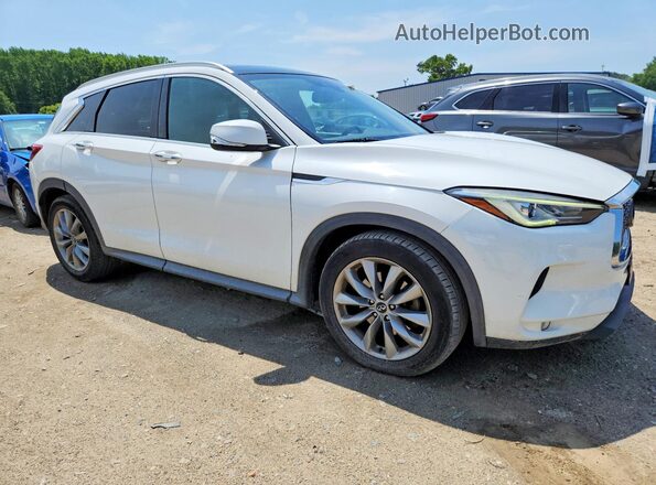 3PCAJ5M11KF135705 2019 INFINITI QX50 White Front right