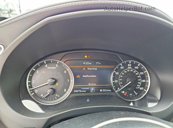 3PCAJ5M11LF113897 2020 INFINITI QX50 White Vista del cuadro de instrumentos