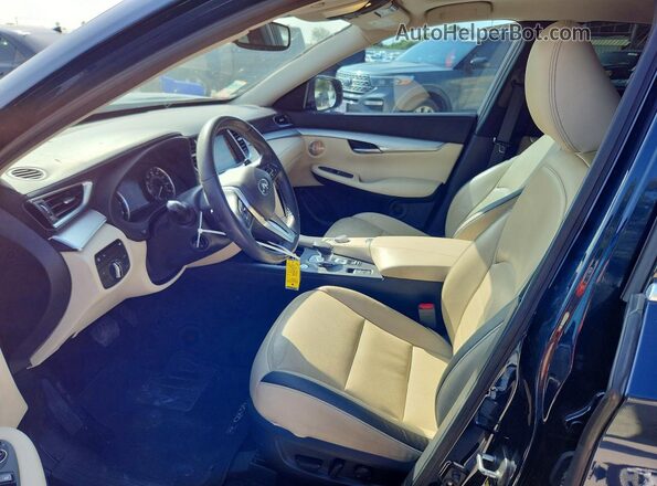 3PCAJ5M12KF110005 2019 INFINITI QX50 Blue Вид салону спереду