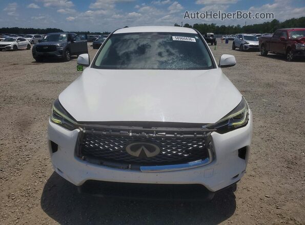 3PCAJ5M12KF111882 2019 INFINITI QX50 White Դիմացի տեսք