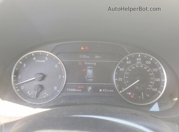 3PCAJ5M12KF111882 2019 INFINITI QX50 White Սարքավորումների վահանակի տեսք