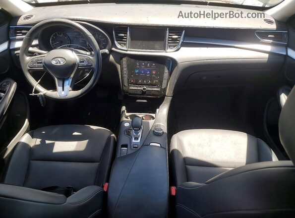 3PCAJ5M12KF137141 2019 INFINITI QX50 Black Առջևի վահանակի տեսք