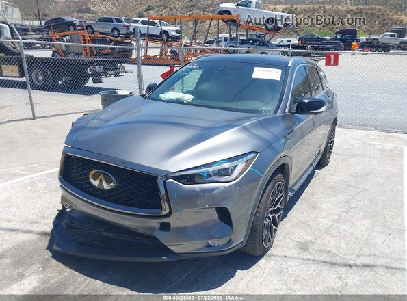 3PCAJ5M12LF108160 2020 INFINITI QX50 Серый Передняя левая четверть