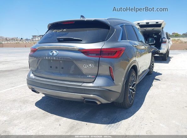 3PCAJ5M12LF108160 2020 INFINITI QX50 Серый Задняя правая четверть