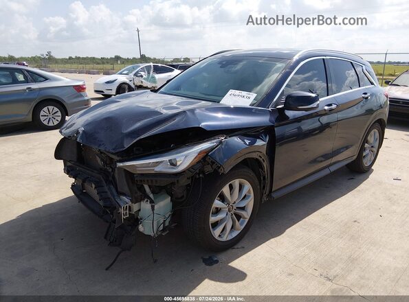 3PCAJ5M12LF114833 2020 INFINITI QX50 Dark Blue Front left