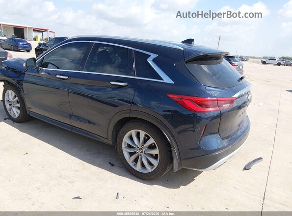 3PCAJ5M12LF114833 2020 INFINITI QX50 Dark Blue Rear left