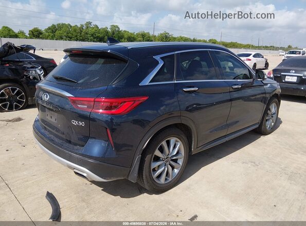 3PCAJ5M12LF114833 2020 INFINITI QX50 Dark Blue Rear right