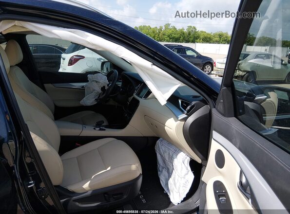 3PCAJ5M12LF114833 2020 INFINITI QX50 Dark Blue Front interior view