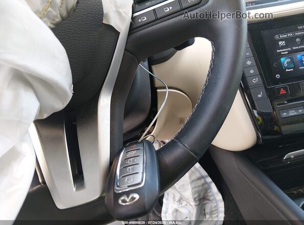 3PCAJ5M12LF114833 2020 INFINITI QX50 Dark Blue Dashboard view