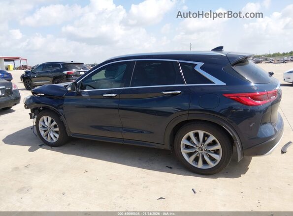 3PCAJ5M12LF114833 2020 INFINITI QX50 Dark Blue 360 interior view