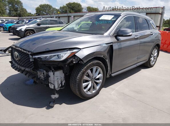 3PCAJ5M13LF113996 2020 INFINITI QX50 Gray Vista tres cuartos delantera izquierda