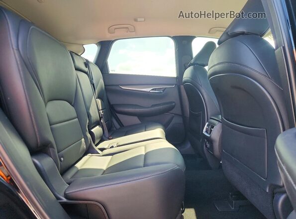 3PCAJ5M14KF109051 2019 INFINITI QX50 Black Вид задніх сидінь