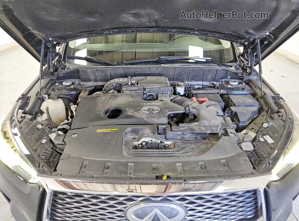 3PCAJ5M14KF132958 2019 INFINITI QX50 Black Սալոնի հետևի տեսք