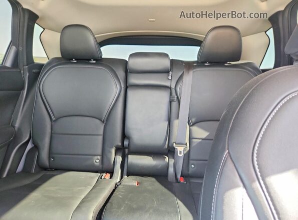 3PCAJ5M14KF143653 2019 INFINITI QX50 White Вид задніх сидінь