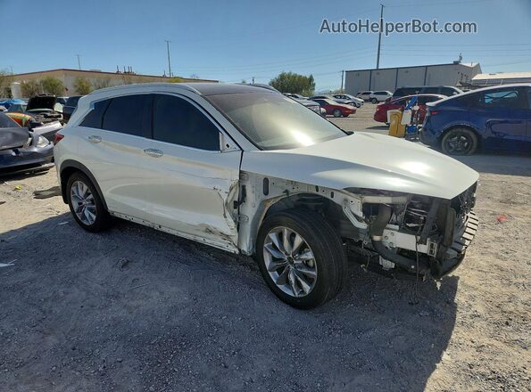 3PCAJ5M14KF143653 2019 INFINITI QX50 White Передня права чверть