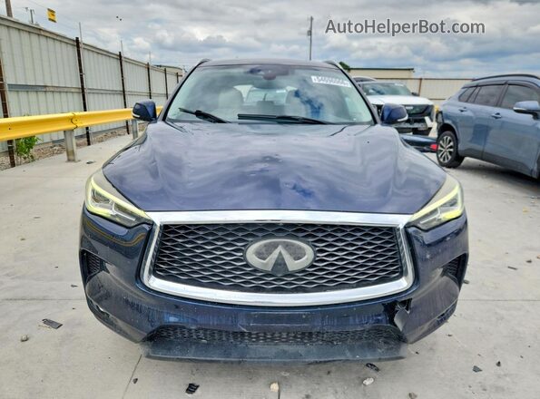 3PCAJ5M15KF109687 2019 INFINITI QX50 Синий Вид спереди