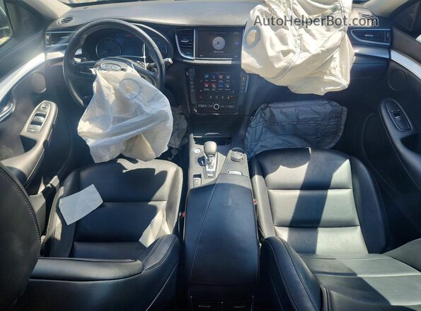 3PCAJ5M15KF131205 2019 INFINITI QX50 White Առջևի վահանակի տեսք