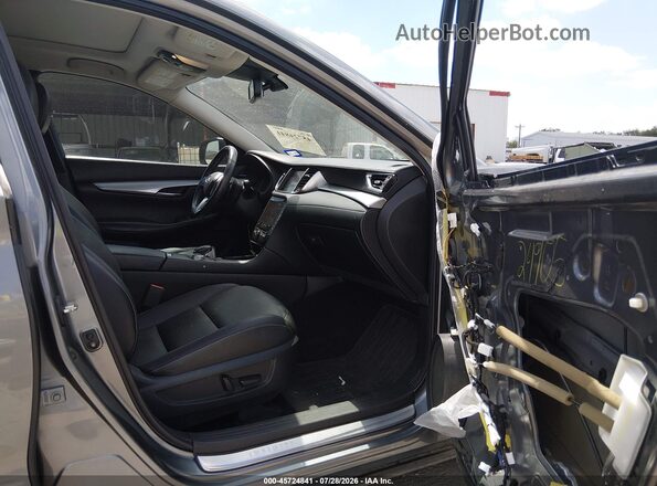 3PCAJ5M15KF134122 2019 INFINITI QX50 Gray წინა სალონის ხედი