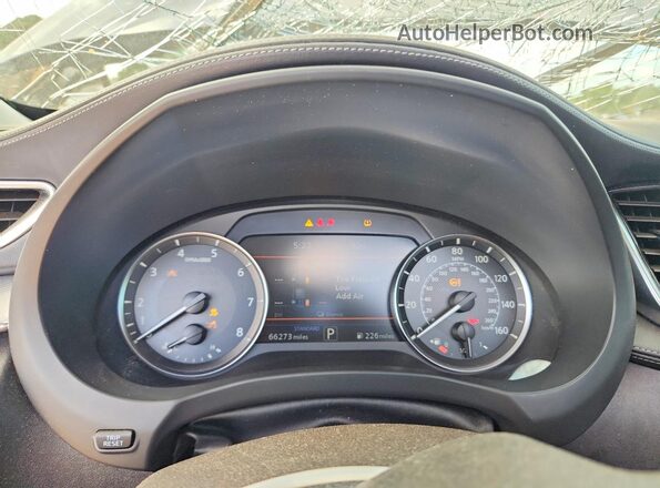 3PCAJ5M15LF121095 2020 INFINITI QX50 Gray ხელსაწყოთა პანელის ხედი