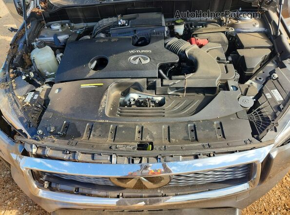 3PCAJ5M15LF121095 2020 INFINITI QX50 Gray ძრავის განყოფილების ხედი