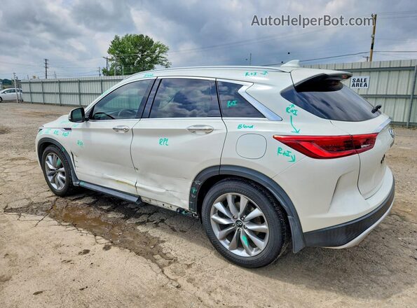 3PCAJ5M16LF119033 2020 INFINITI QX50 Белый Задняя левая четверть