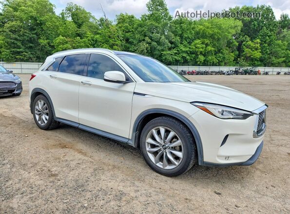 3PCAJ5M16LF119033 2020 INFINITI QX50 Белый Передняя правая четверть