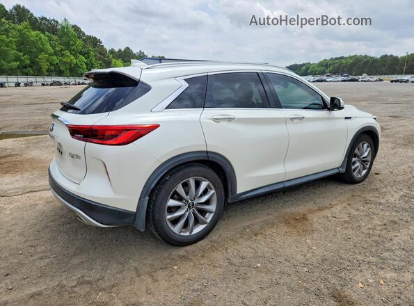 3PCAJ5M16LF119033 2020 INFINITI QX50 Белый Задняя правая четверть