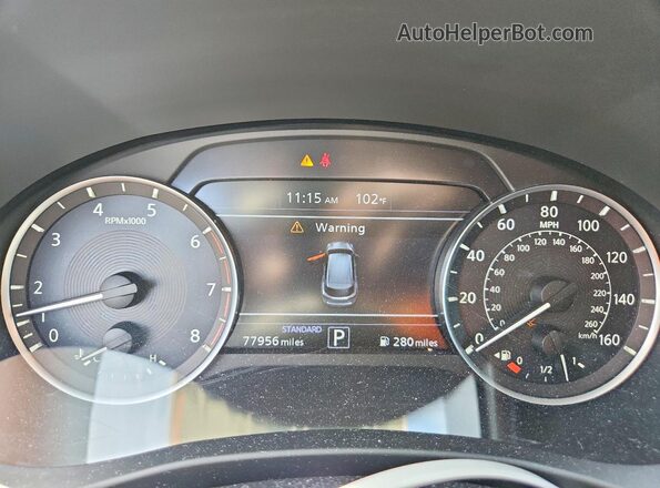 3PCAJ5M17KF138253 2019 INFINITI QX50 Black Widok zestawu wskaźników