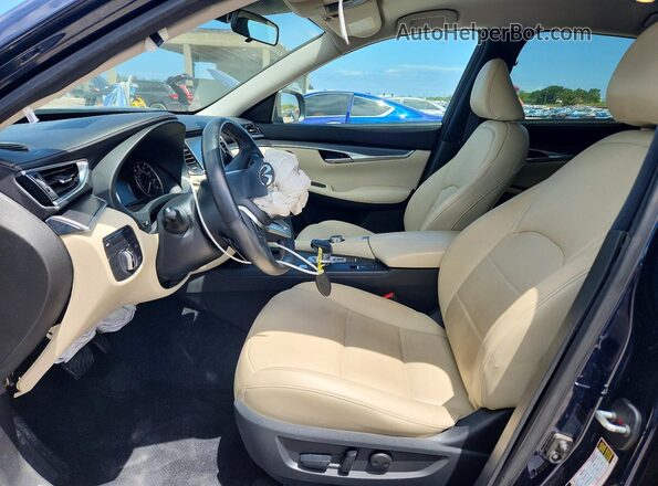 3PCAJ5M17KF147518 2019 INFINITI QX50 Blue Front interior view