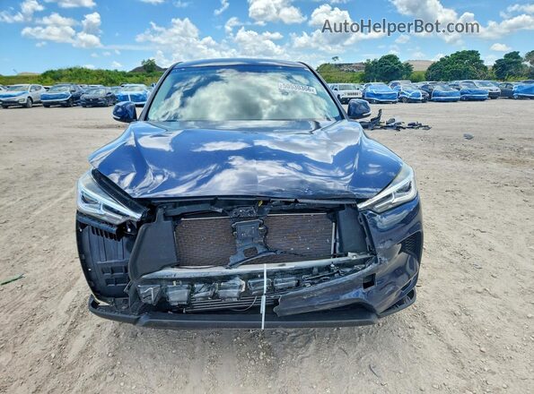 3PCAJ5M17KF147518 2019 INFINITI QX50 Blue Front view