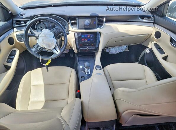 3PCAJ5M17KF147518 2019 INFINITI QX50 Blue Dashboard view