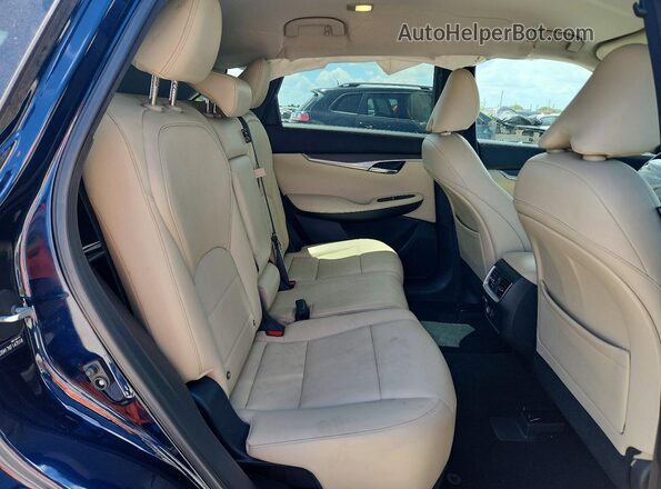 3PCAJ5M17KF147518 2019 INFINITI QX50 Blue Rear seats view