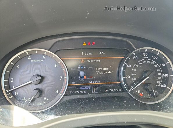 3PCAJ5M17KF147518 2019 INFINITI QX50 Blue Instrument cluster view