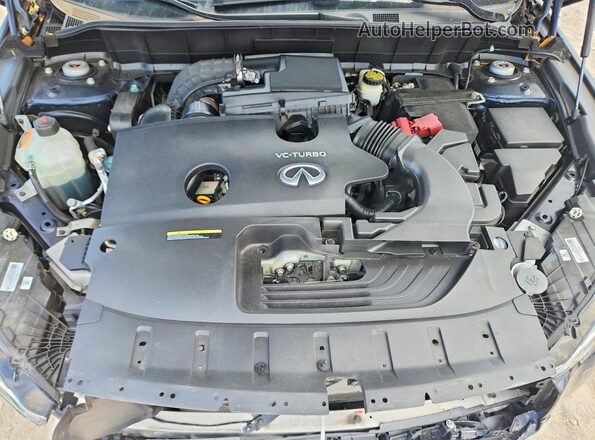 3PCAJ5M17KF147518 2019 INFINITI QX50 Blue Rear interior view