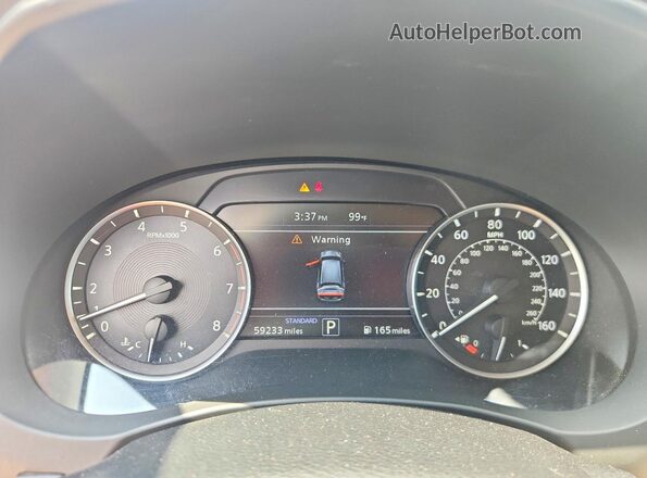 3PCAJ5M17LF118277 2020 INFINITI QX50 Gray Widok zestawu wskaźników