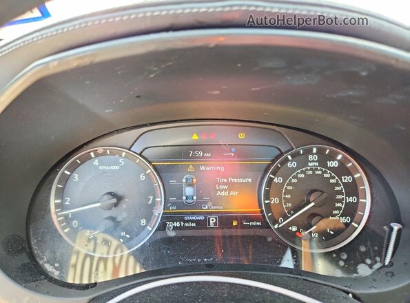 3PCAJ5M18LF120751 2020 INFINITI QX50 Black Սարքավորումների վահանակի տեսք