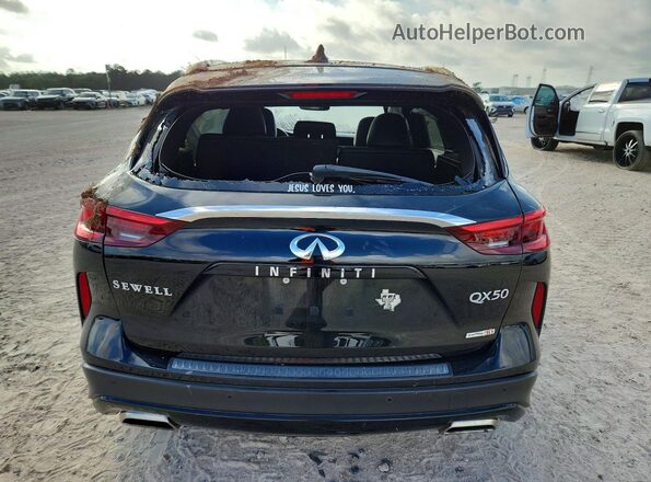 3PCAJ5M18LF120751 2020 INFINITI QX50 Black Հետևի տեսք