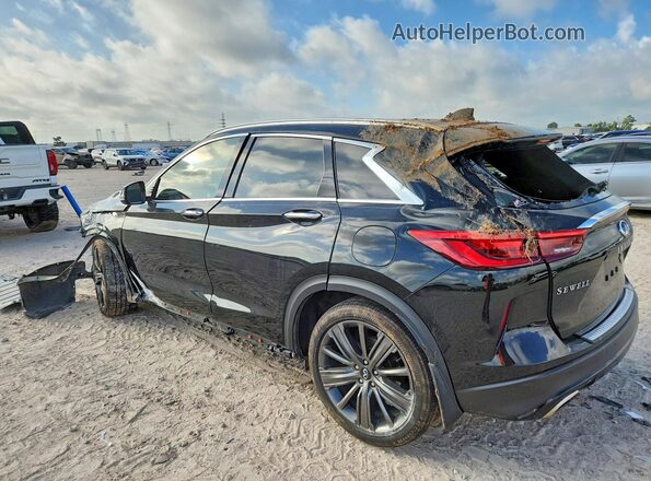 3PCAJ5M18LF120751 2020 INFINITI QX50 Black Հետևի ձախ