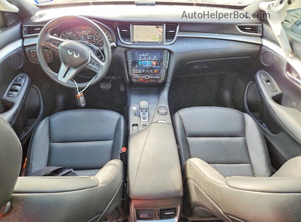 3PCAJ5M18LF120751 2020 INFINITI QX50 Black Առջևի վահանակի տեսք