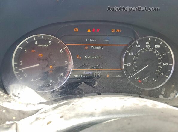 3PCAJ5M18LF120751 2020 INFINITI QX50 Black Vista del cuadro de instrumentos