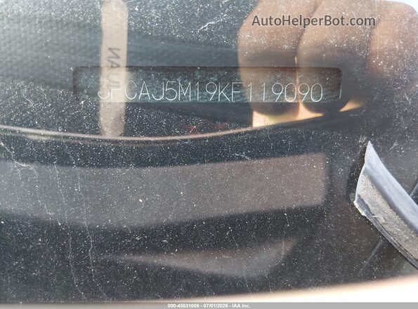 3PCAJ5M19KF119090 2019 INFINITI QX50 Серебряный 