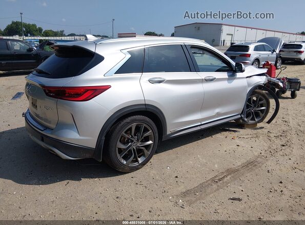 3PCAJ5M19KF119090 2019 INFINITI QX50 Серебряный Задняя правая четверть
