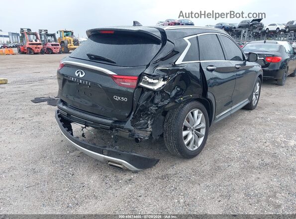 3PCAJ5M19KF127710 2019 INFINITI QX50 Black Rear right