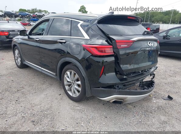 3PCAJ5M19KF127710 2019 INFINITI QX50 Black Rear left