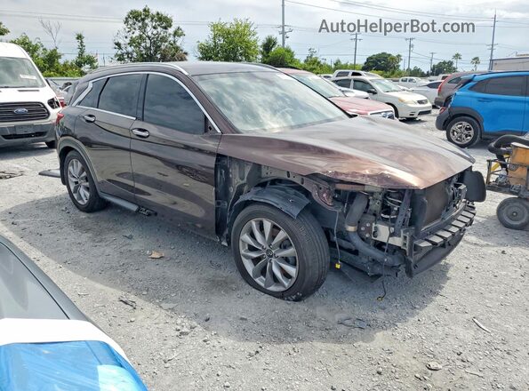 3PCAJ5M19LF104381 2020 INFINITI QX50 Brown Front right