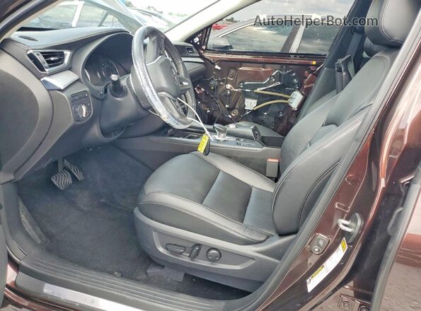 3PCAJ5M19LF104381 2020 INFINITI QX50 Brown Front interior view