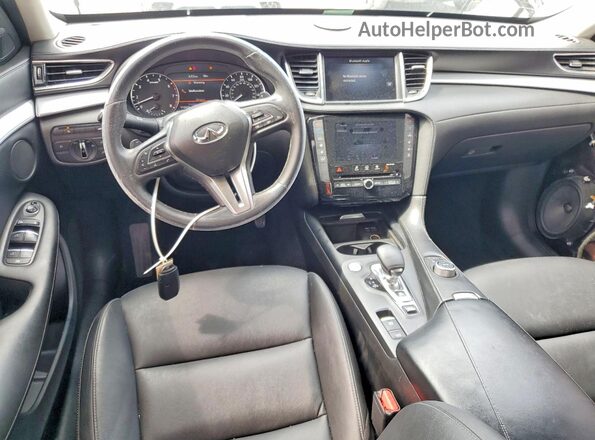 3PCAJ5M19LF104381 2020 INFINITI QX50 Brown Dashboard view