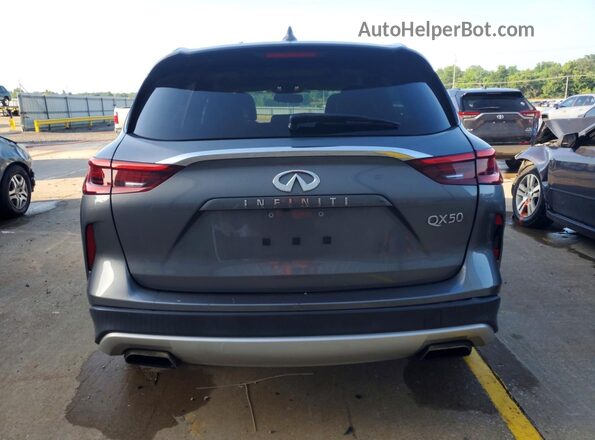 3PCAJ5M1XKF144869 2019 INFINITI QX50 Gray უკანა ხედი